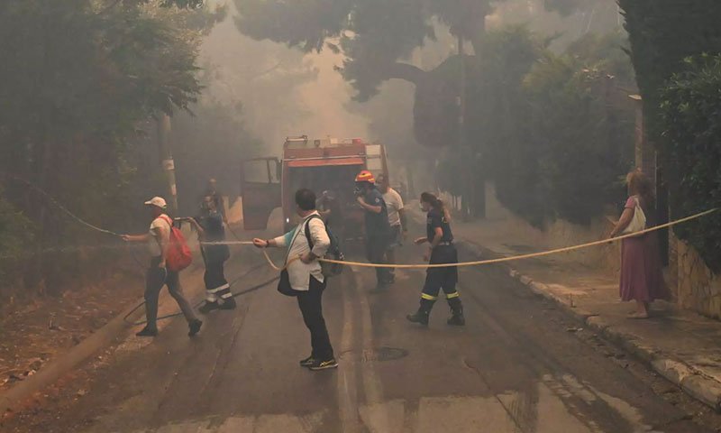 φωτια πατημα βριλησσιων