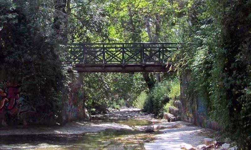 γεφυράκι στη ρεματια χαλανδρίου