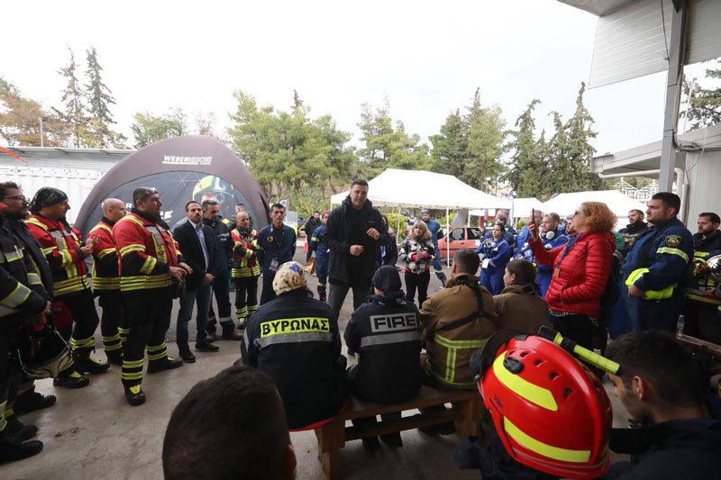 διασώστες στην εκπαιδευτικη εκδηλωση rescue days