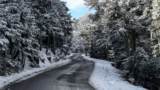 χιόνι στην πάρνηθα