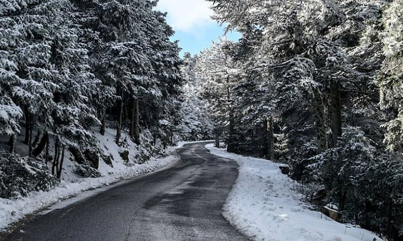 χιόνι στην πάρνηθα