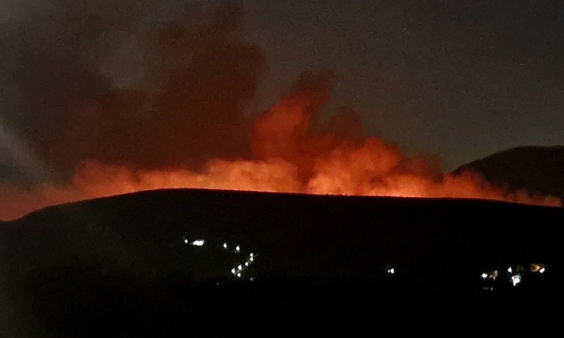 μέτωπο πυρκαγιάς στον ωρωπό